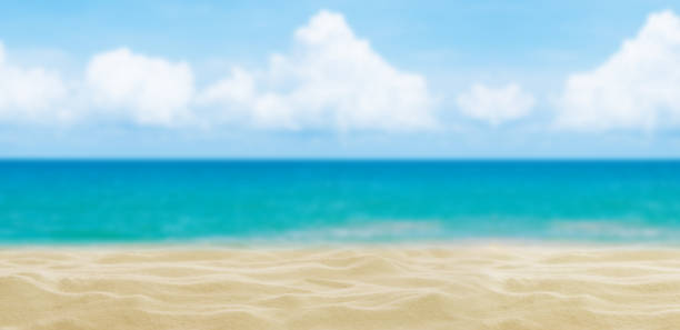 istock Sand, sea, sky and beach background 1295419967