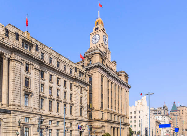 istock Shanghai Bund old building landscape 1295425455