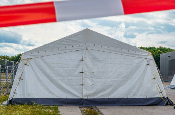 istock tent of a corona test station 1295433467