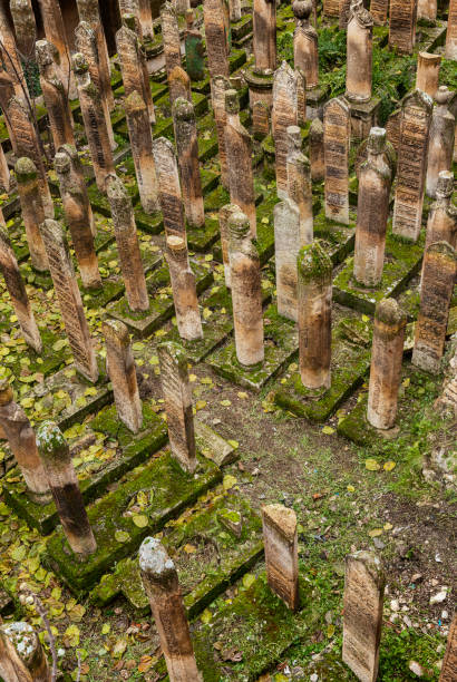 istock Ancient tombstones in the islamic graveyard in Sanliurfa, Turkey 1295434233
