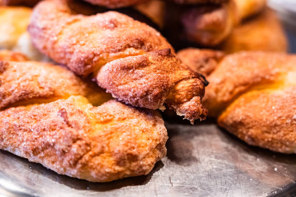 istock A stack of freshly baked flax braids in close-up 1295442440