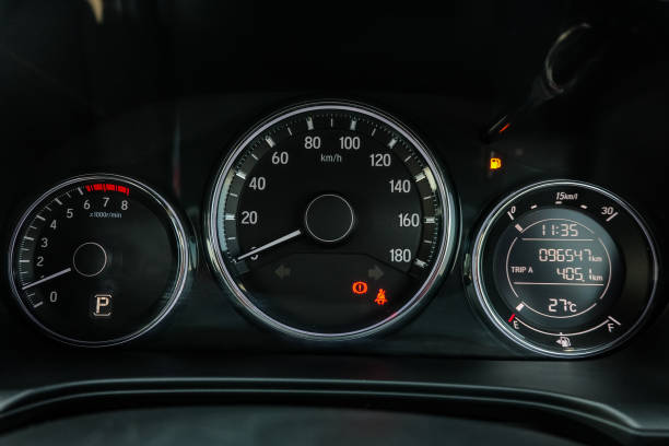 istock car​ instrument panel, car​ speed motor of​ night, car​ dashboard​ modern​ automobile control​illuminated panel​ speed display. 1295446597