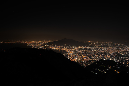 a nocturnal view of Naples
