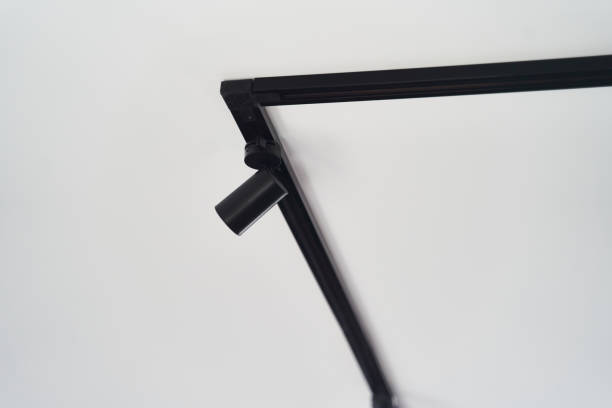 istock Modern LED black track lights in the interior 1295447762