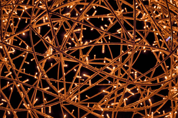 istock christmas decor yellow led lights close up 1295449722