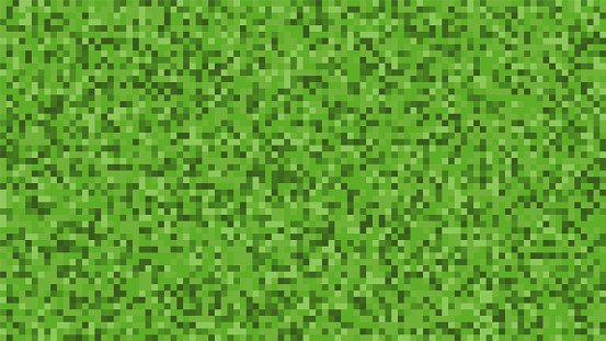 Pixel background. The concept of games background. Squares pattern background. Minecraft concept. Vector illustration. Light Green vector abstract textured polygonal background.