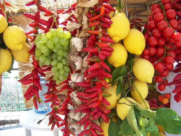 istock Amalfi Coast Produce Stand 1295472581