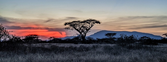 Sunset in Remote Kenyan Reserve