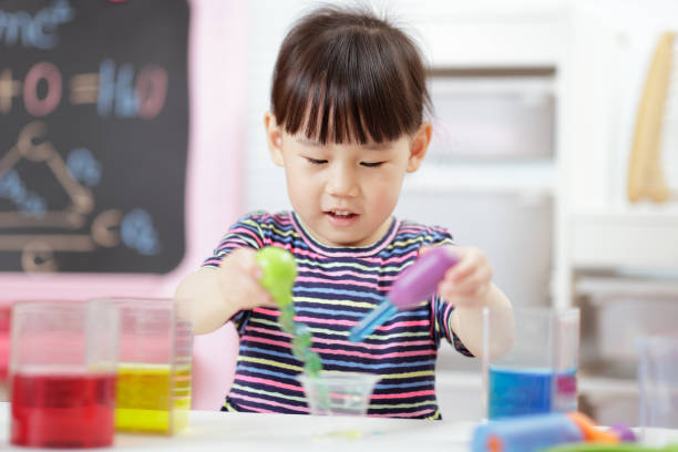 istock young girl plays science experiments for home schooling 1295488278