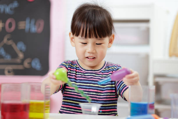 istock young girl plays science experiments for home schooling 1295488284
