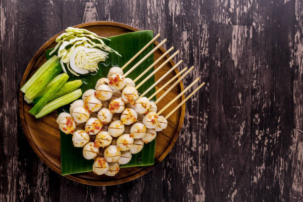 istock Grilled pork meatballs 1295489700