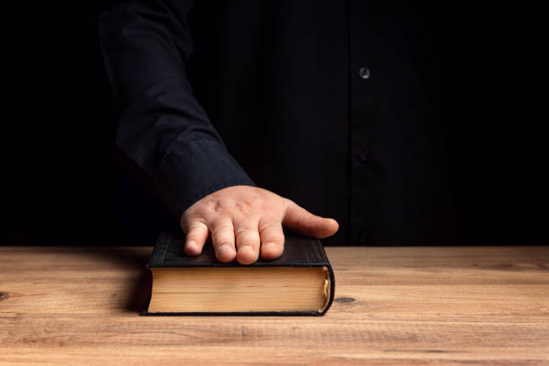 istock Concept of book and oath 1295494571