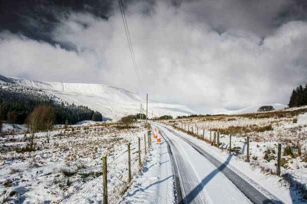 istock Winter snowfall in the Brecon Beacons, Wales, UK 1295495733