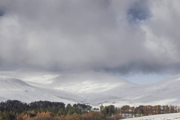 istock Winter snowfall in the Brecon Beacons, Wales, UK 1295495776
