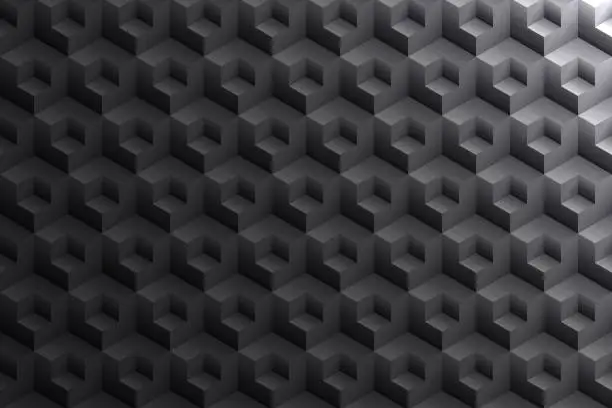 Vector illustration of Abstract gray background - Geometric texture