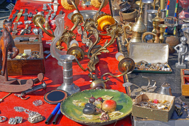 istock Antique market stall 1295501766