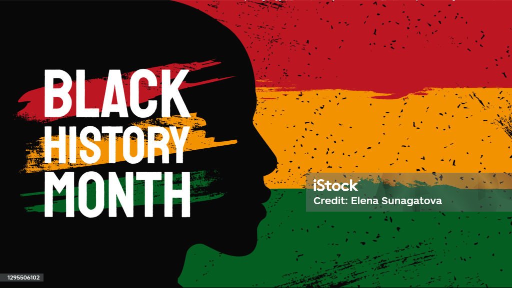Афро-американская история или Месяц черной истории. Отмечается ежегодно в феврале в США и Канаде - Векторная графика Black History Month роялти-фри