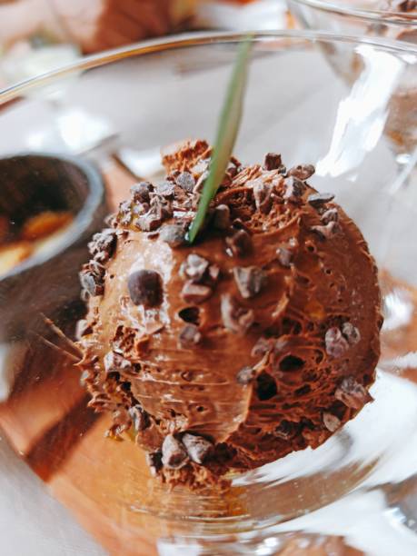 istock Chocolate Ice cream with Olive oil 1295511059
