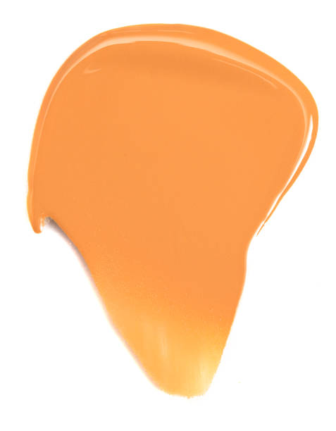 istock Single Swatch of Liquid Foundation Isolated on a White Background 1295517409