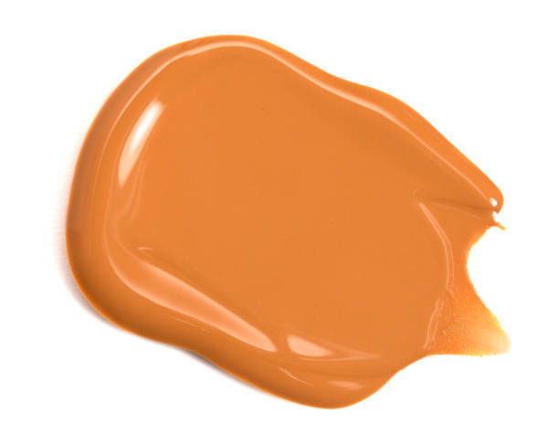 istock Single Swatch of Liquid Foundation Isolated on a White Background 1295517429