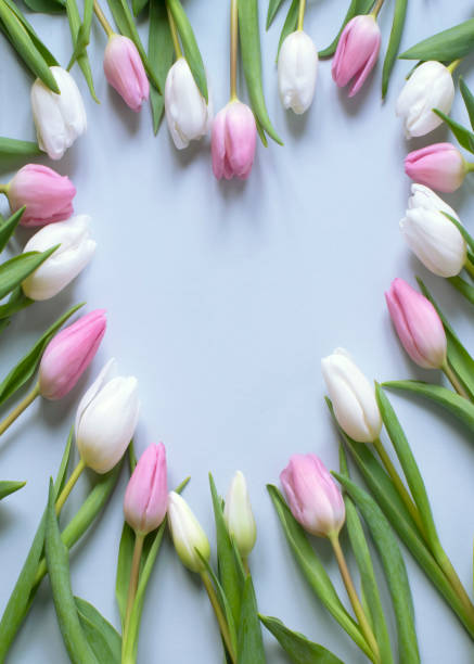 istock heart shaped flowers background 1295519555