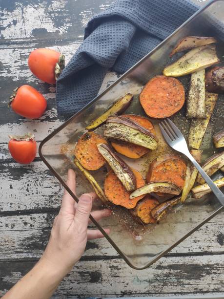 istock Raw food on  a wooden table 1295528323