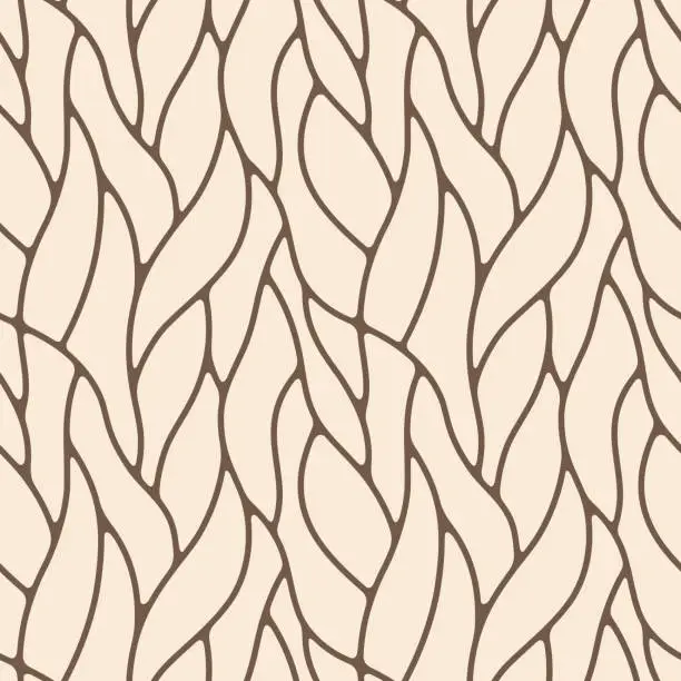 Vector illustration of Vector seamless pattern of hand drawing of doodle. Chaotic abstract mesh texture.