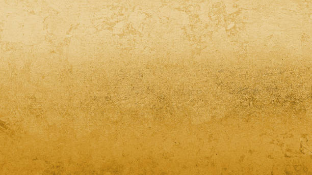 Gold foil leaf shiny wrapping paper texture background for wall paper decoration element