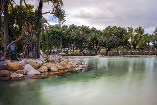 Public pool at Southbank in Brisbane Queensland