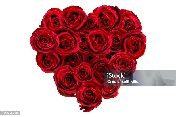 Heart Of Roses Stock Photo - Download Image Now - Heart Shape, Rose - Flower,  Flower - iStock