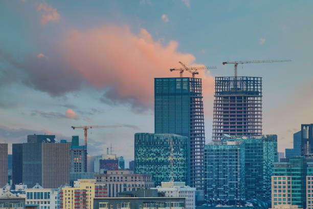 istock City skyline building tower crane 1295552487