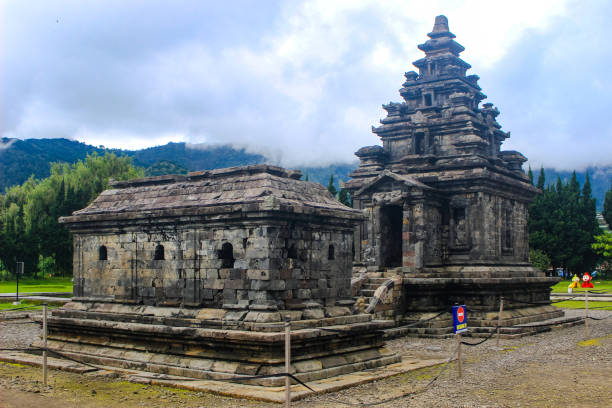 istock Arjuna and Semar Temple in Dieng Temple Complex. Dieng, Indonesia. 1295556279