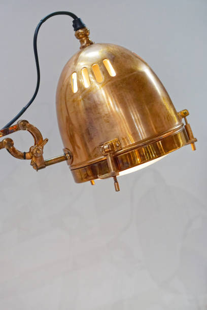 istock Vintage bronze lamp 1295557797