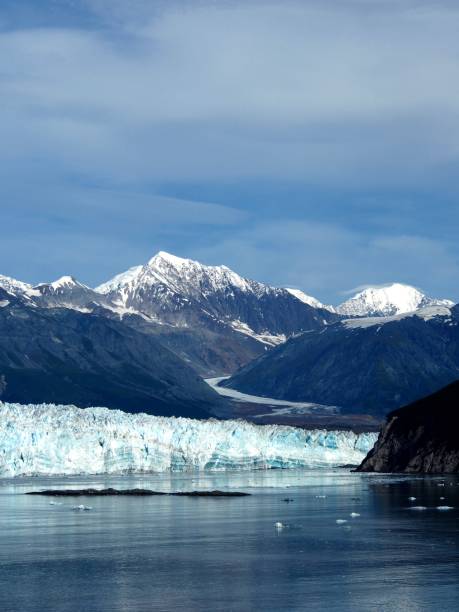 istock Snowcapped Mountains on Bay in Alaska with Glacier in Foreground 1295564448