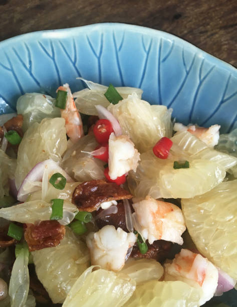 istock Thai food- Spicy pomelo salad 1295572584