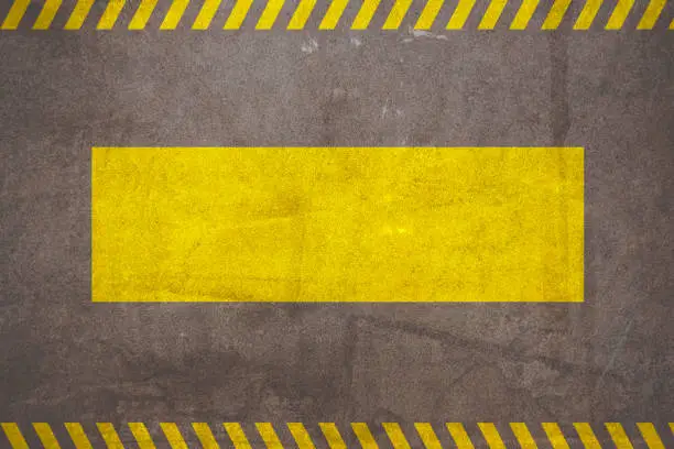 Vector illustration of Hazard caution safety area background.