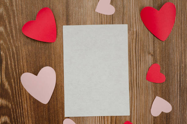 istock Blank card for Valentine's Day. 1295575858