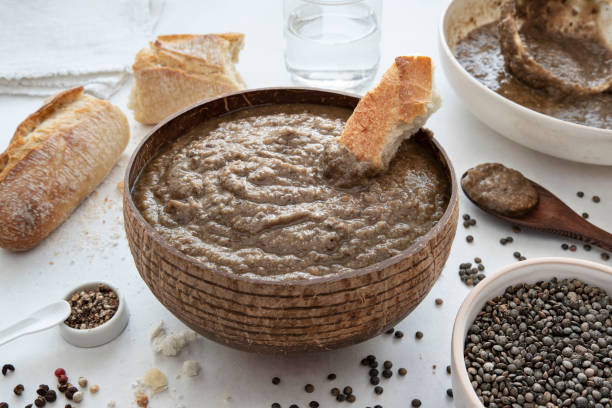 istock Bowl of lentil soup 1295578023