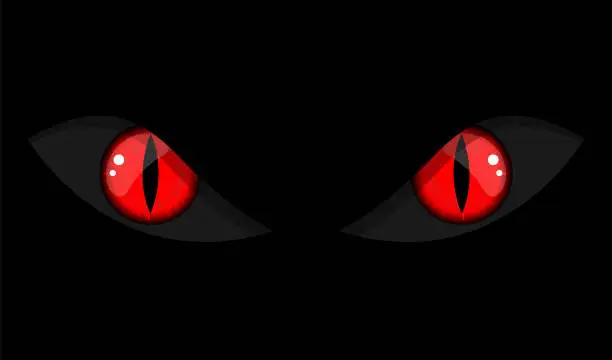 Vector illustration of Devil Eye for halloween illustration vector