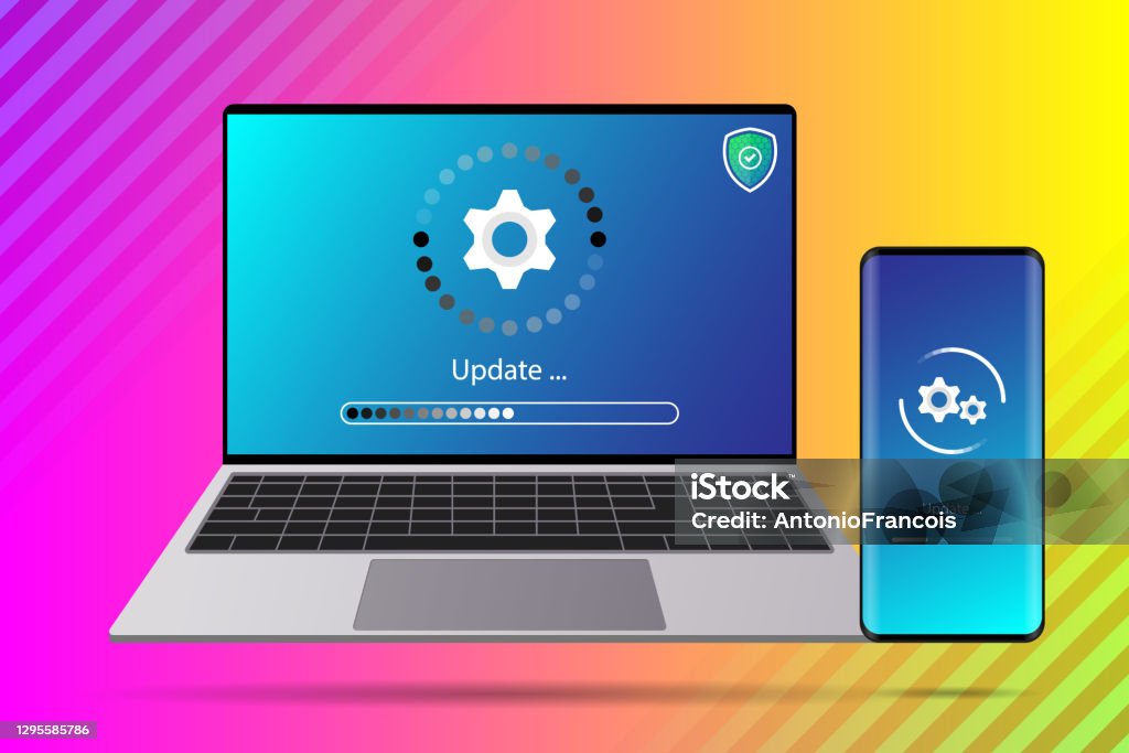 System Update Improvement Change New Version Software Installing Update ...
