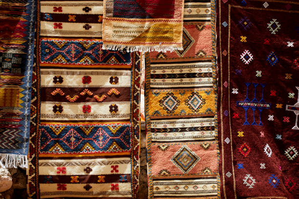 istock Morrocan Rugs at a Craft Market 1295594542