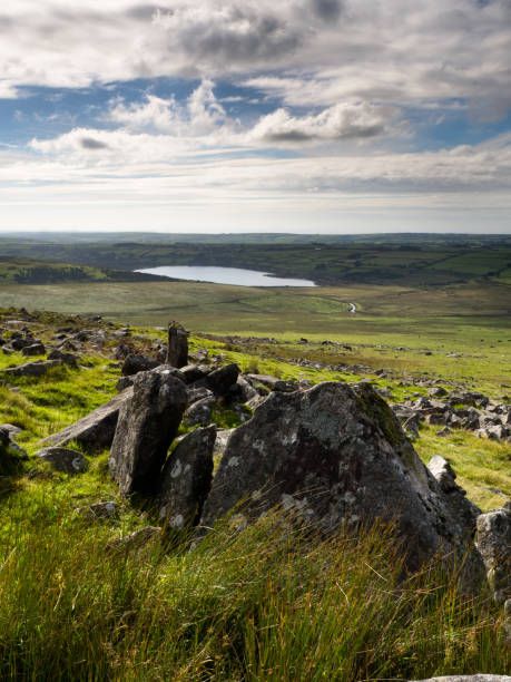 istock Top of Rough Tor in Cornwall near Davidstow 1295597547