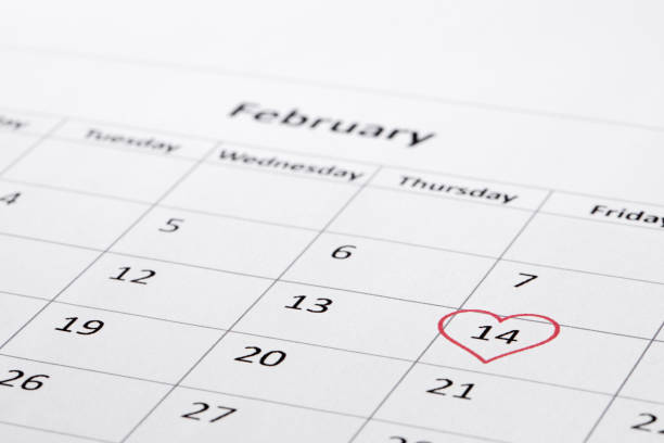 istock February 14 on calendar Valentines day 1295601811