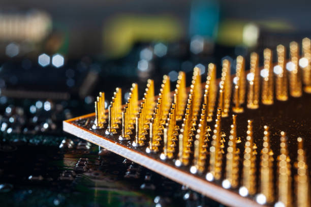 istock photography of a computer electronic chip on a microcircuit 1295603224