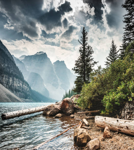 istock Moraine lake at banff national park 1295608340