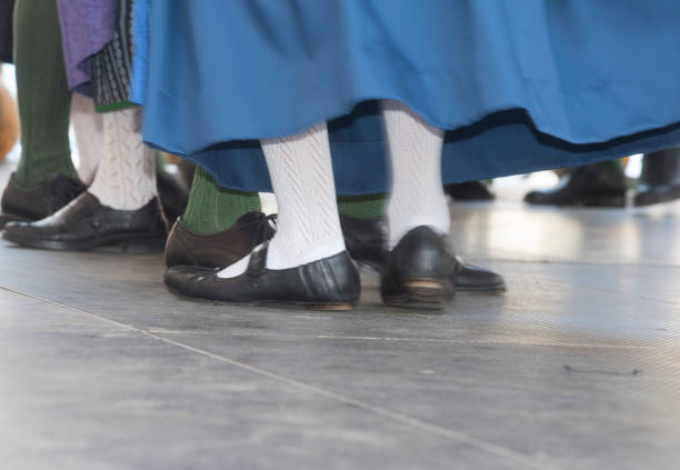 istock peoples feet at a folk dance 1295615170