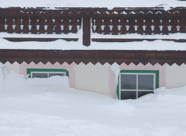 istock a snow covered window in the winter 1295617213