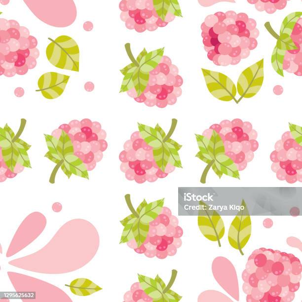 Subtle Raspberry Pattern Raspberry Seamless Surface Pattern Design Stock Illustration - Download ...