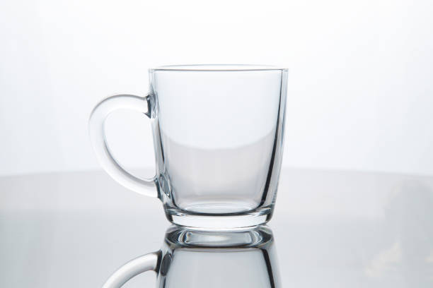 istock Tea mug made of transparent glass. 1295628520