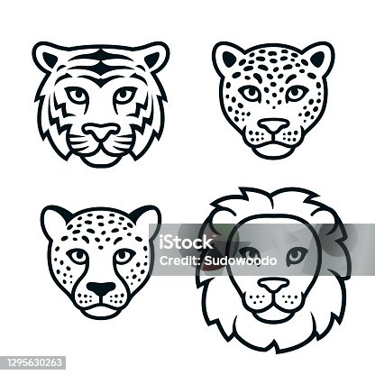165 Clip Art Of Cheetah Face Illustrations & Clip Art - iStock